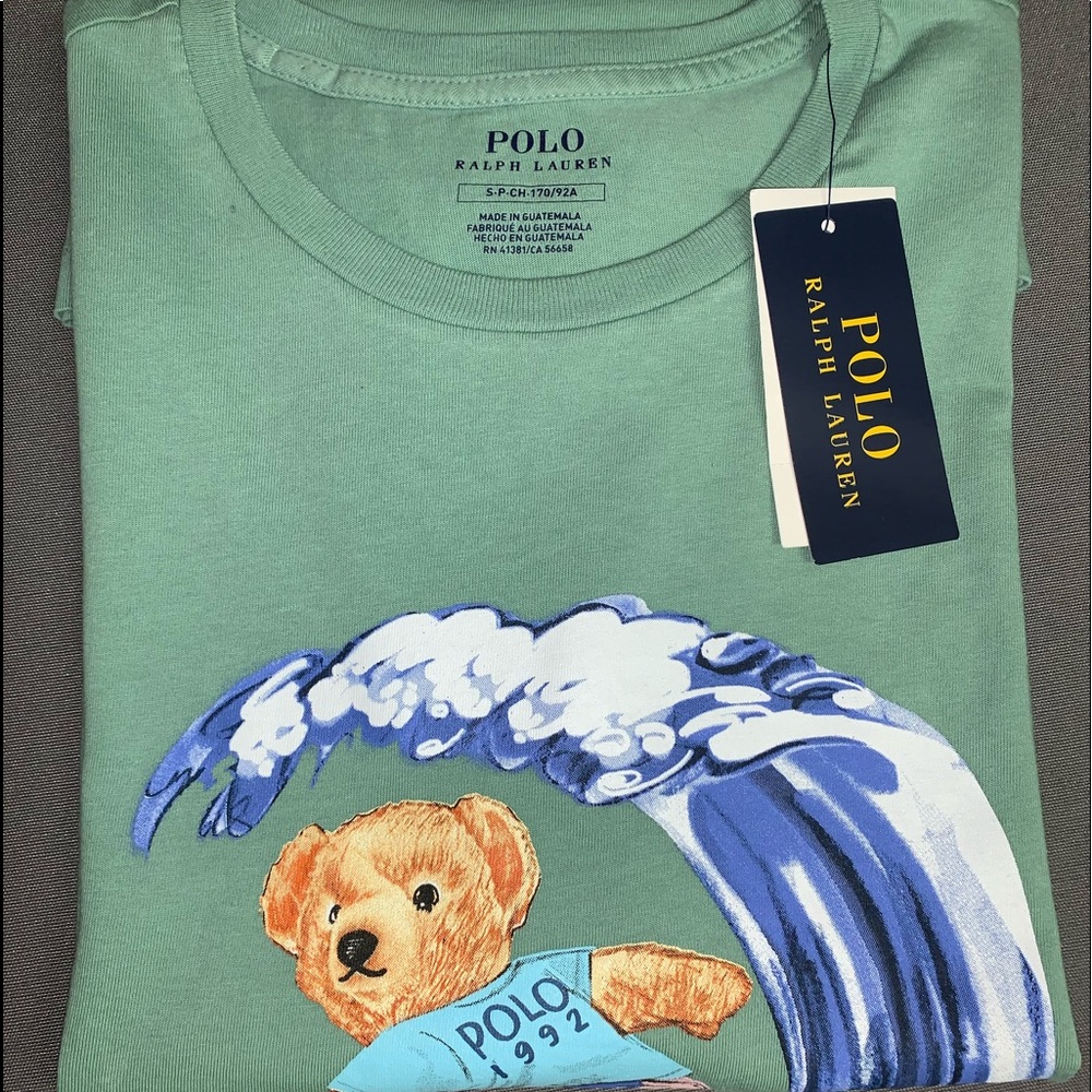 Ralph Lauren Surfing Polo Bear T Shirt - Picture 2 of 5